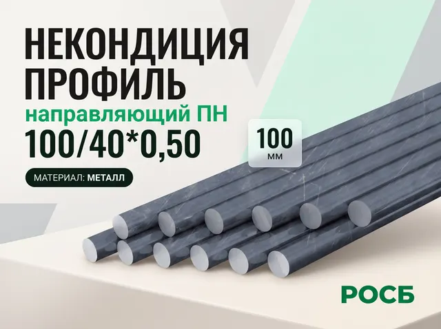 Некондиция Профиль направляющий ПН 100/40*0,50