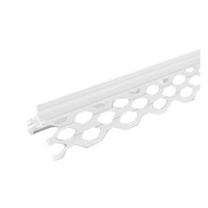 Уголок ПВХ д/мокрых штукат. 6мм*3м