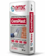 Штукатурка ЛИТОКС CemPlast фас. цем. армир. М/РН 30кг (пал/49)