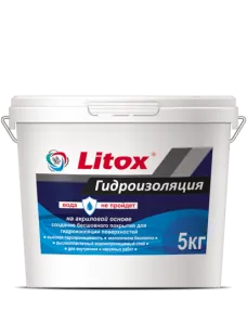 Гидроизоляция акриловая Литокс 5 кг (80)